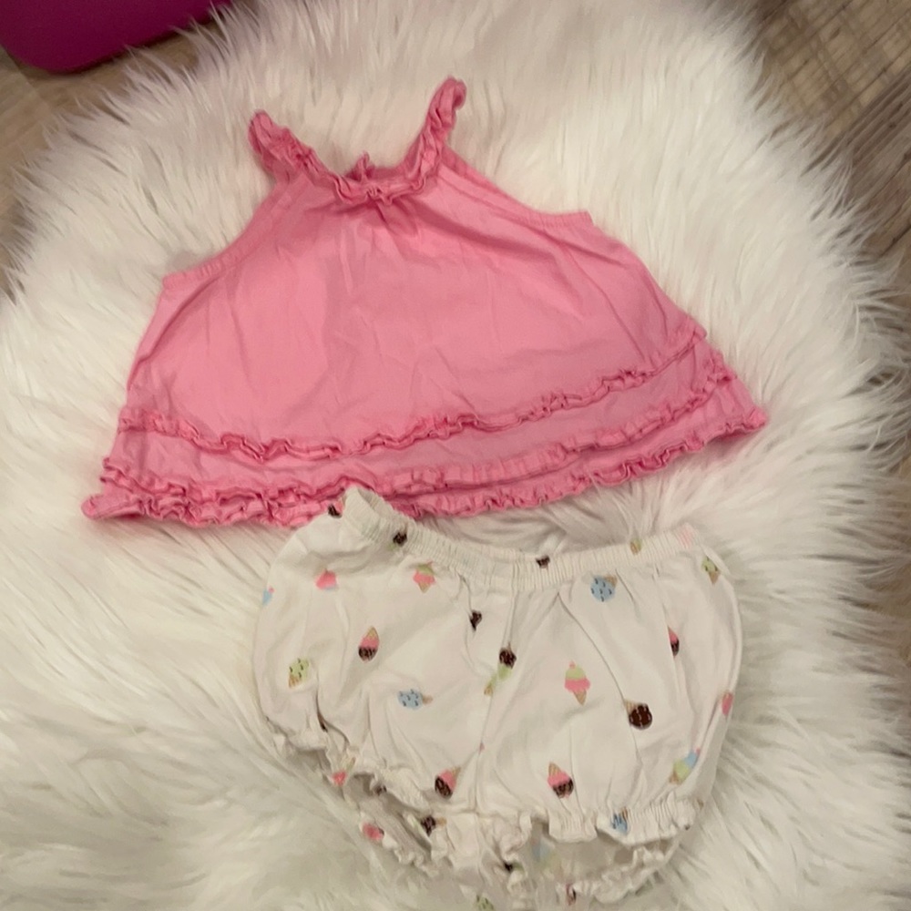 Gymboree 6-12 month Ice Cream Outfit